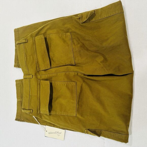 Universal Thread Cargo Pants Size 4/S Green Weathered Cargo Relaxed Button Fly - Picture 3 of 7